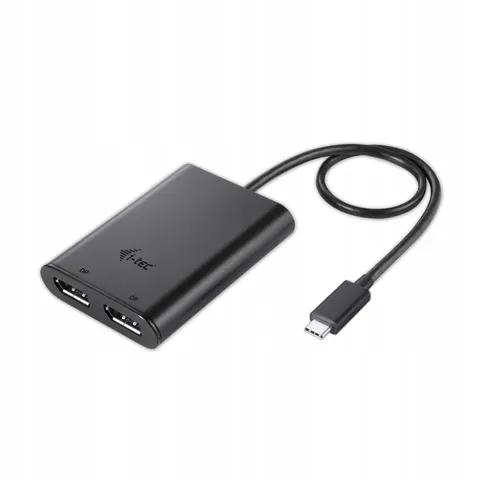 I-tec Adapter 2 Dual Display Port Dp Usb-c 4K – zdjęcie 2