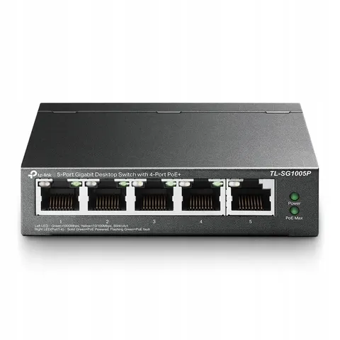 Switch TP-Link TL-SG1005P – zdjęcie 4