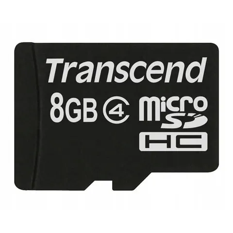 Transcend 8 Gb micro Sd microSD Sdhc Class 4 +a Sd – zdjęcie 3