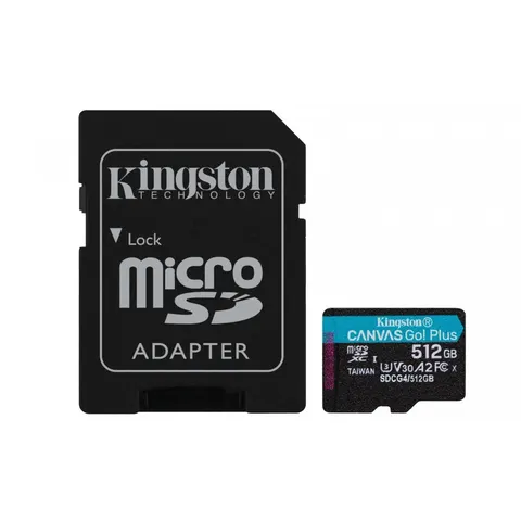 Kingston microSDXC Canvas Go Plus 512GB Adapter – zdjęcie 5
