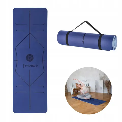 YM10 Mata Tpe Do Jogi Dark Blue Hms – zdjęcie 2