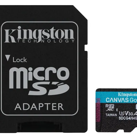 Kingston microSDXC Canvas Go Plus 64GB Adapter – zdjęcie 4