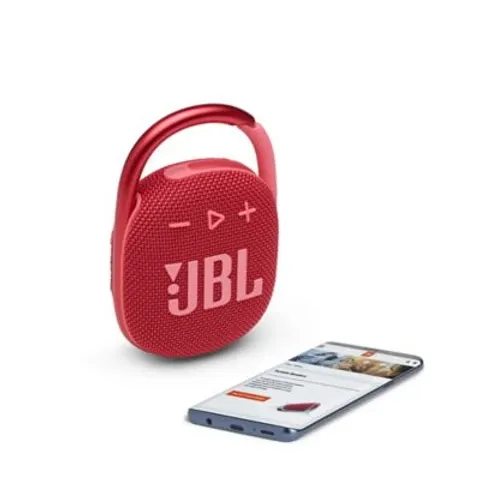 Enceinte connectée Bluetooth JBL Clip 4 Rouge – image 2