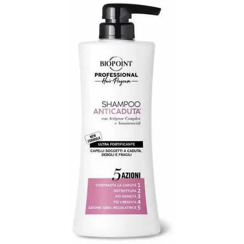 Biopoint Shampoo Anticaduta con Actigrow Complex e Amminoacidi – immagine 3