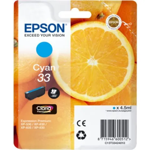 Epson 33 (C13T33424012) - Cyan - Druckerpatrone – Bild 2