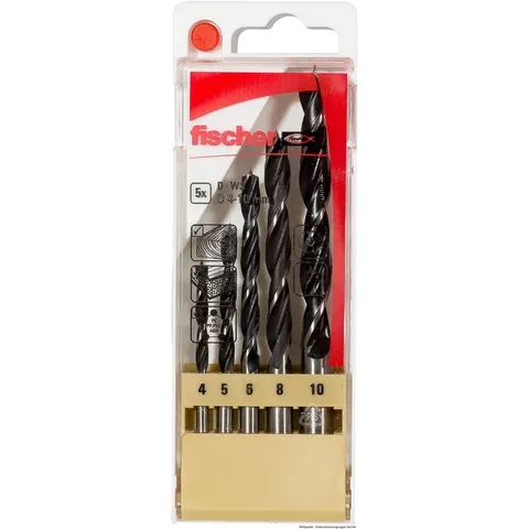 Fischer Holzbohrer D-WS Set 4-10mm (5) – Bild 2
