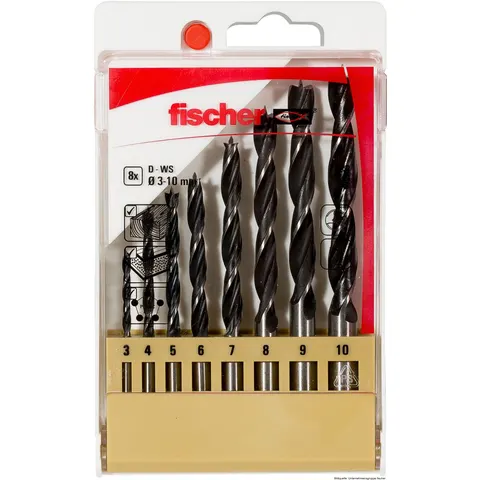 Fischer Holzbohrer D-WS Set 3-10mm (8) – Bild 2