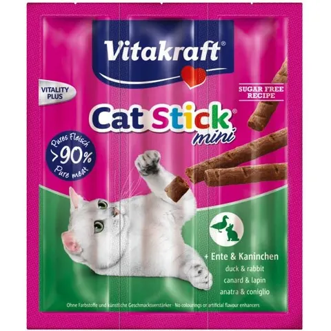 Vitakraft CAT-STICK MINI ANATRA E CONIGLIO – immagine 2