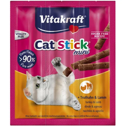 Vitakraft CAT STICK MINI TACCHINO E AGNELLO – immagine 2