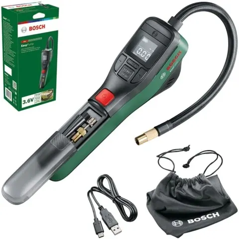 Bosch EASY PUMP MINICOMPRESSORE PORTATILE A BATTERIA – immagine 3