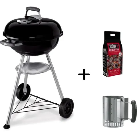 Weber BARBECUE A CARBONE DIAM.47+BRICCHETTI – immagine 2