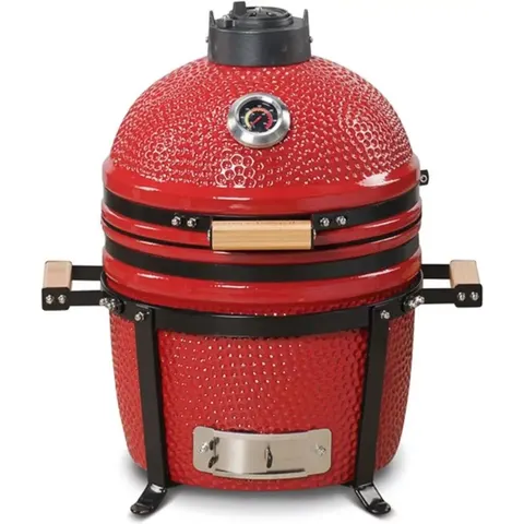 Barbecue Kamado Bono Minimo 15'' Rosso – immagine 2