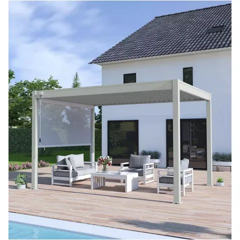 Pergola Bioclimatica Ombréa 3X4MT Grigio Perla – immagine 2
