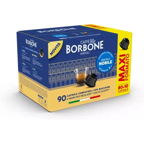 CAFFE BORBONE Dolce Gusto Nobile 80+10pz, N.d – immagine 4