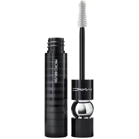 MAC Cosmetics MACStack Mascara Superstack Micro Brush Wimpernverlängernde Volumenmascara Farbton black stack 12 ml – Bild 3