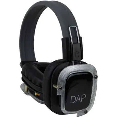 DAP Silent Disco Akku Kopfhörer, schwarz – Bild 2