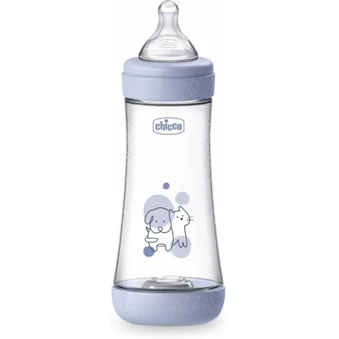 Chicco Biberon P5 300Ml Fast Silicone Boy – immagine 3