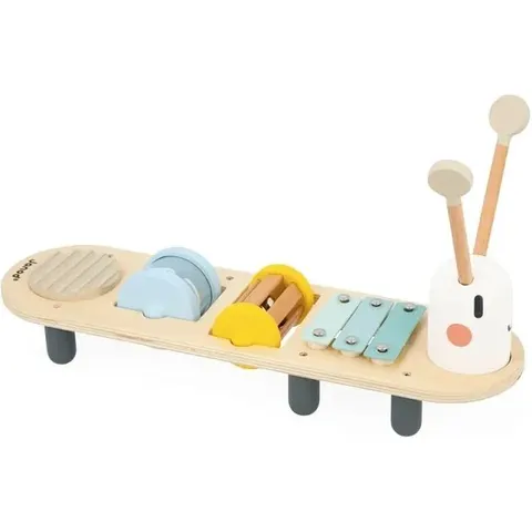 Janod Supporto per il risveglio sonoro Sweet Cocoon Caterpillar – immagine 2