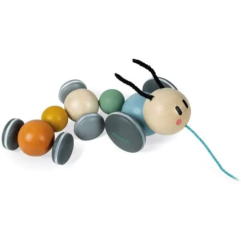 Janod Giocattolo a traino Sweet Cocoon (bruco) – immagine 2
