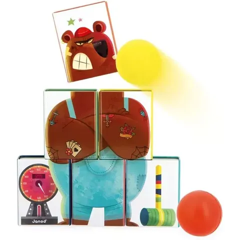 Janod Mr. Bear Tiro Al Barattolo – immagine 2