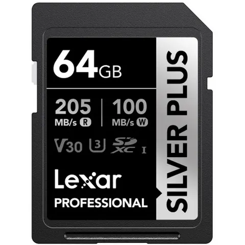 Lexar SDXC Silver Plus UHS-I 64 Go – image 2