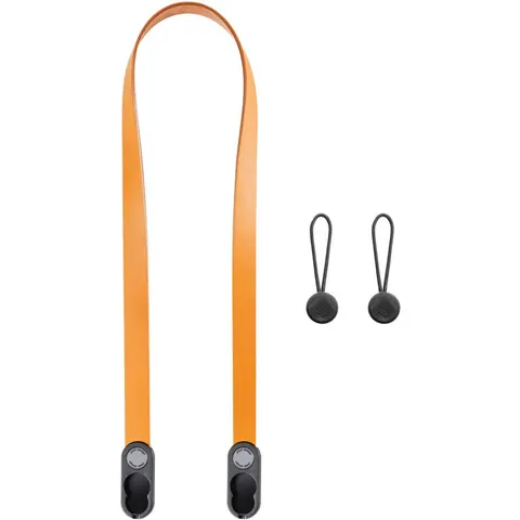 Peak Design Form Leather Camera Strap Neck Amber – image 2