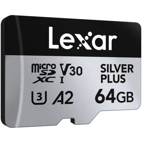 Lexar microSDXC Silver Plus UHS-I 64GB V30 – image 2