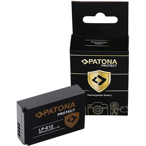 PATONA Batterie PROTECT Canon LP-E12 – image 2