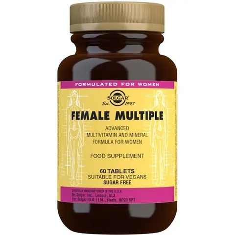 Solgar Female Multiple 60 Tablets – E1074 – image 2
