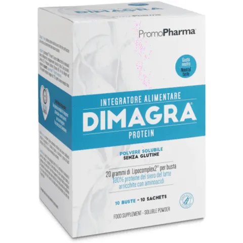 promopharma Dimagra Protein Neutro 10 Bustine – immagine 2