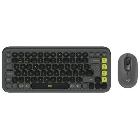 Logitech POP ICON COMBO – Bluetooth Keyboard & Mouse (QWERTY UK, Graphite) – image 2