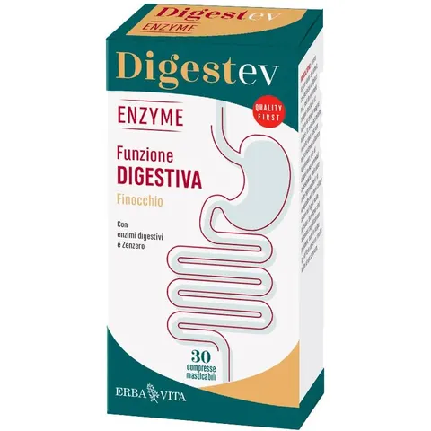 Erba Vita Digest-EV Enzyme 30 Compresse – immagine 5