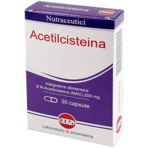 Kos Acetilcisteina 30 Capsule – immagine 5