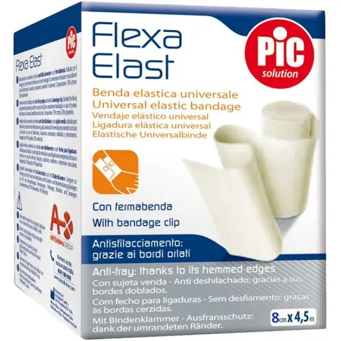 pic Flexa Elast Benda Elastica 8 cm x 4,5 m – immagine 3