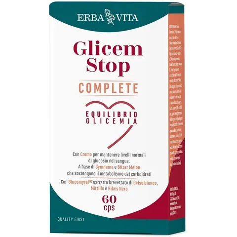 Erba Vita Glicem Stop COMPLETE, 60 capsule – immagine 3