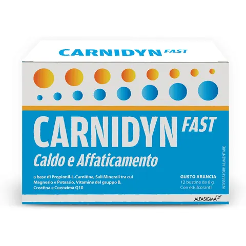 ALFASIGMA SpA Carnidyn Fast, 12 Bustine – immagine 2