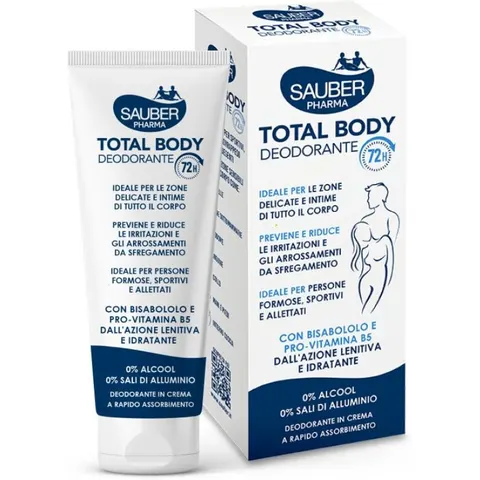 sauber deo total body crema 75 ml – immagine 2