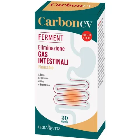 Erba Vita Carbon Ev Ferment 30 Capsule – immagine 5