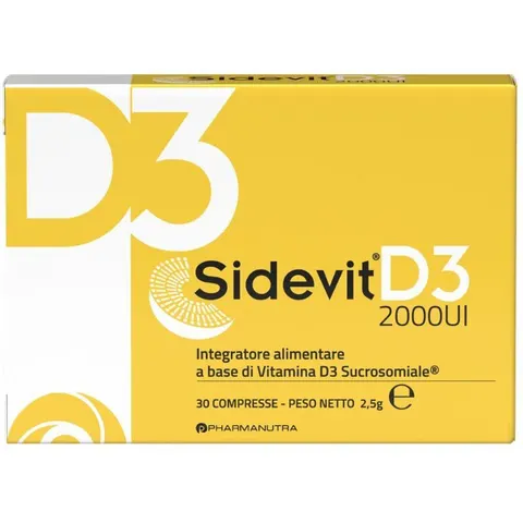 Pharmanutra SIDEVIT D3 2000 UI 30 compresse – immagine 3