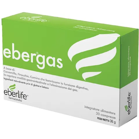 eberlife farmaceutici Ebergas 30 Compresse – immagine 4
