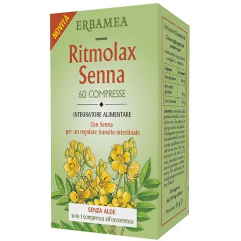 Erbamea Ritmolax Senna 60 Compresse – immagine 5