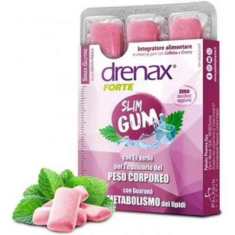 Drenax Forte Slim Integratore Dimagrante 9 gum – immagine 4