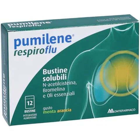 Pumilene Resp Flu S/Z 12 Bustine – immagine 4