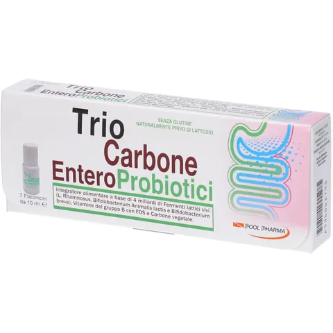 Pool Pharma Triocarbone Enteroprobiot 7 Flaconi – immagine 5
