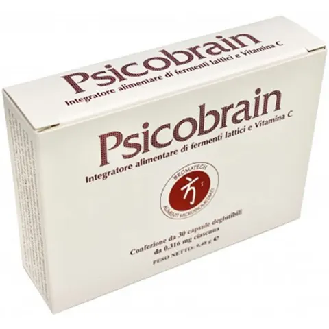 Bromatech Psicobrain Integratore Fermenti Lattici e Vitamina C 30 Capsule – immagine 5