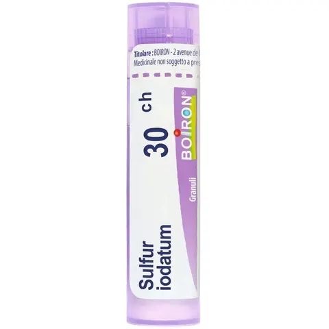 boiron Sulfur iodatum 30ch 80gr 4g – immagine 3