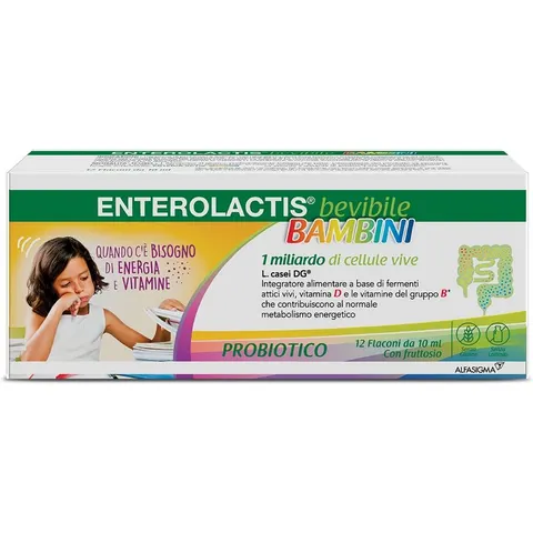 enterolactis Bevibile Bambini 12 Flaconcini 10 ml – immagine 3