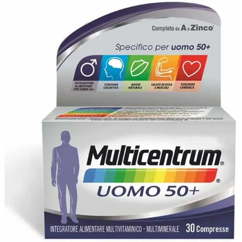 Multicentrum Uomo 50+ 30 Compresse – immagine 4