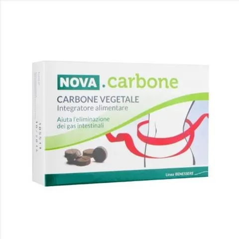 nova argentia Nova Carbone Vegetale Integratore 40 Compresse – immagine 2
