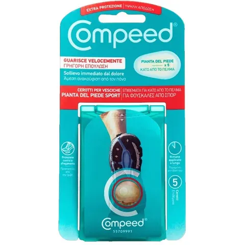 compeed Cerotti Vesciche Pianta del Piede 5 Pezzi – immagine 4